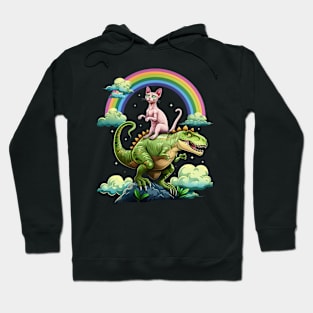 Cat Dinosaur Maze Hoodie